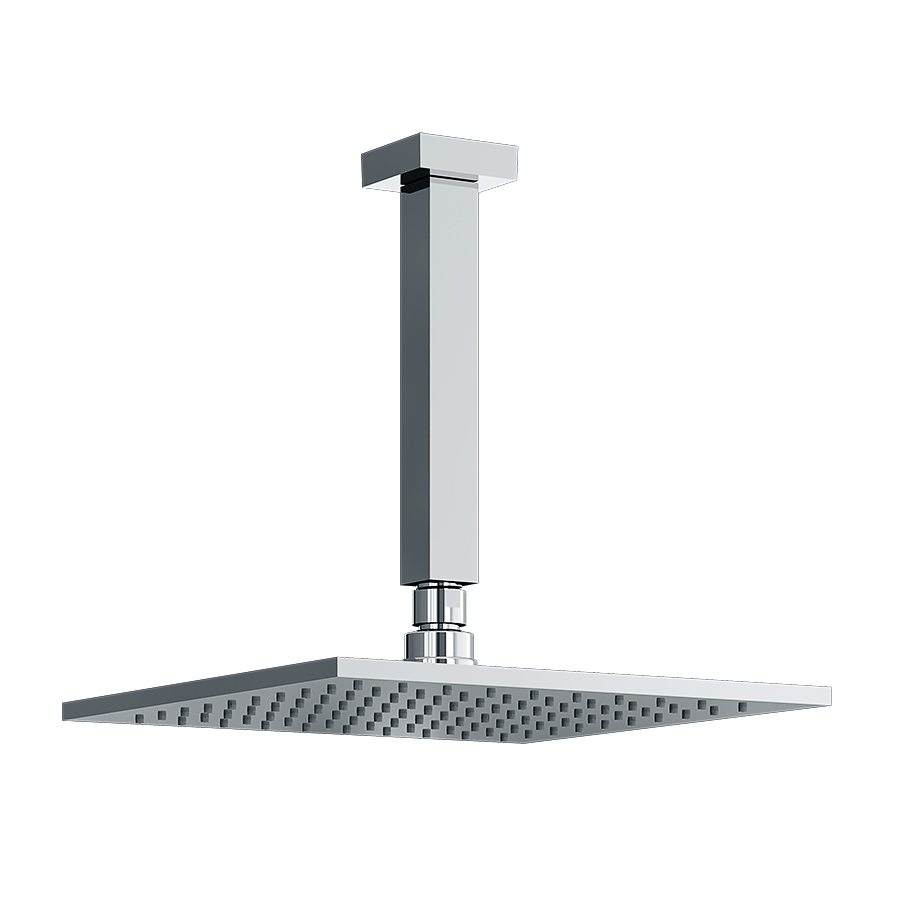 Ducha Articulada de Teto Fani Platina – Haste de 20cm e Bojo 25cm